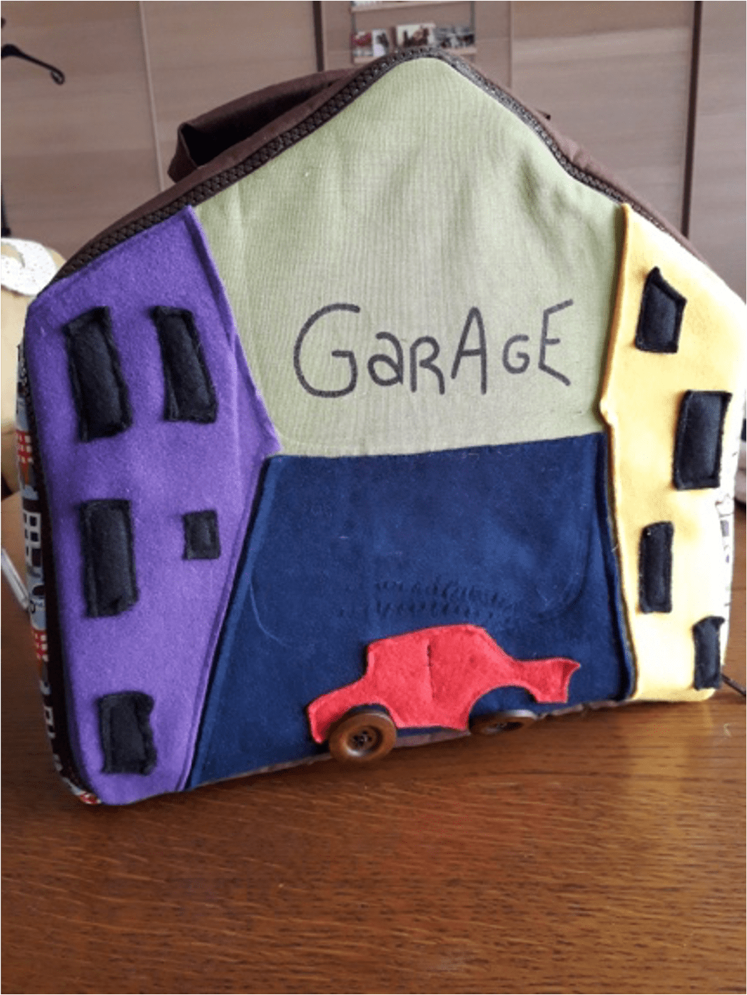 Garage nomade en tissu